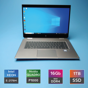 Ноутбук HP ZBook Studio x360 G5 (Xeon E-2176M/RAM 16GB DDR4/SSD 1TB/Quadro P1000) Б/В (7319(1)) Ноутбук HP ZBook Studio x360 G5 (Xeon E-2176M/RAM 16GB DDR4/SSD 1TB/Quadro P1000) Б/В (7319(1))