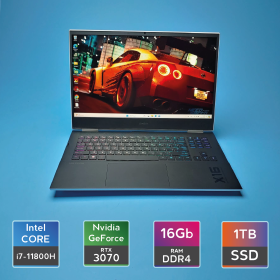 Ноутбук HP Omen 16-b0005dx (i7-11800H/RAM 16GB DDR4/SSD 1TB/RTX 3070) Б/В (7338) Ноутбук HP Omen 16-b0005dx (i7-11800H/RAM 16GB DDR4/SSD 1TB/RTX 3070) Б/В (7338)